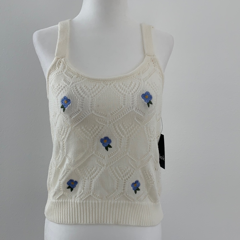 Nikka K Knitted crop top